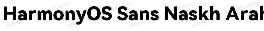 HarmonyOS Sans Naskh ArahicReaular字体转换